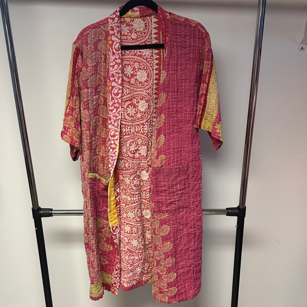 Reversible Women’s Patterned Open Cardigan